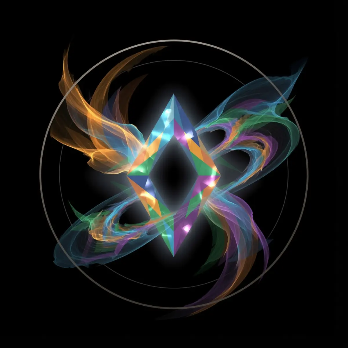 A luminous crystalline form from the GLEE visual collection